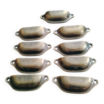 9 poignées coquille