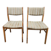 Pair of scandinavian chairs 70s
