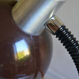 Vintage desk lamp France brown 70s 1970