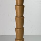 XL pine palm table mushroom lamp by Temde Switzerland, 1970s