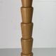 XL pine palm table mushroom lamp by Temde Switzerland, 1970s