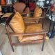 Pair of PJ 56 Grete Jalk armchairs in Rio rosewood, 60s