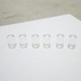 Series of 6 vintage blown glass candle holders edited by Guaxs