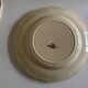 Set of 4 ivory Sarreguemines plates with gadroons
