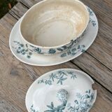 Mignon Longwy iron earth sauce boat