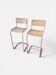 Cesca white bar stools, 1970s, set of 2