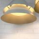 Pair of Zone Pendant Lights in gray, Jo Hammerborg for Fog & Mørup, 1960s