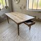 Walnut bistro farmhouse table 180cm