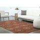 1970s Vintage Turkish Oushak Handmade Wool Cotton Red Area Rug 169x280