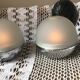 Trio of designer tealight holders