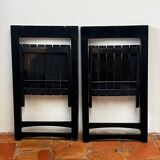 Paire de Chaise Aldo Jacober noir