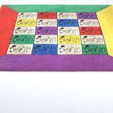 Large rug by Jean Charles de Castelbajac for Ko & Co - 1970s