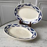 Duo of raviers Badonviller Courtilles art deco 30s