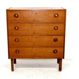 Chiffonnier scandinave en teck Suède 1960