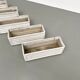 Set of 8 fiber cement planters