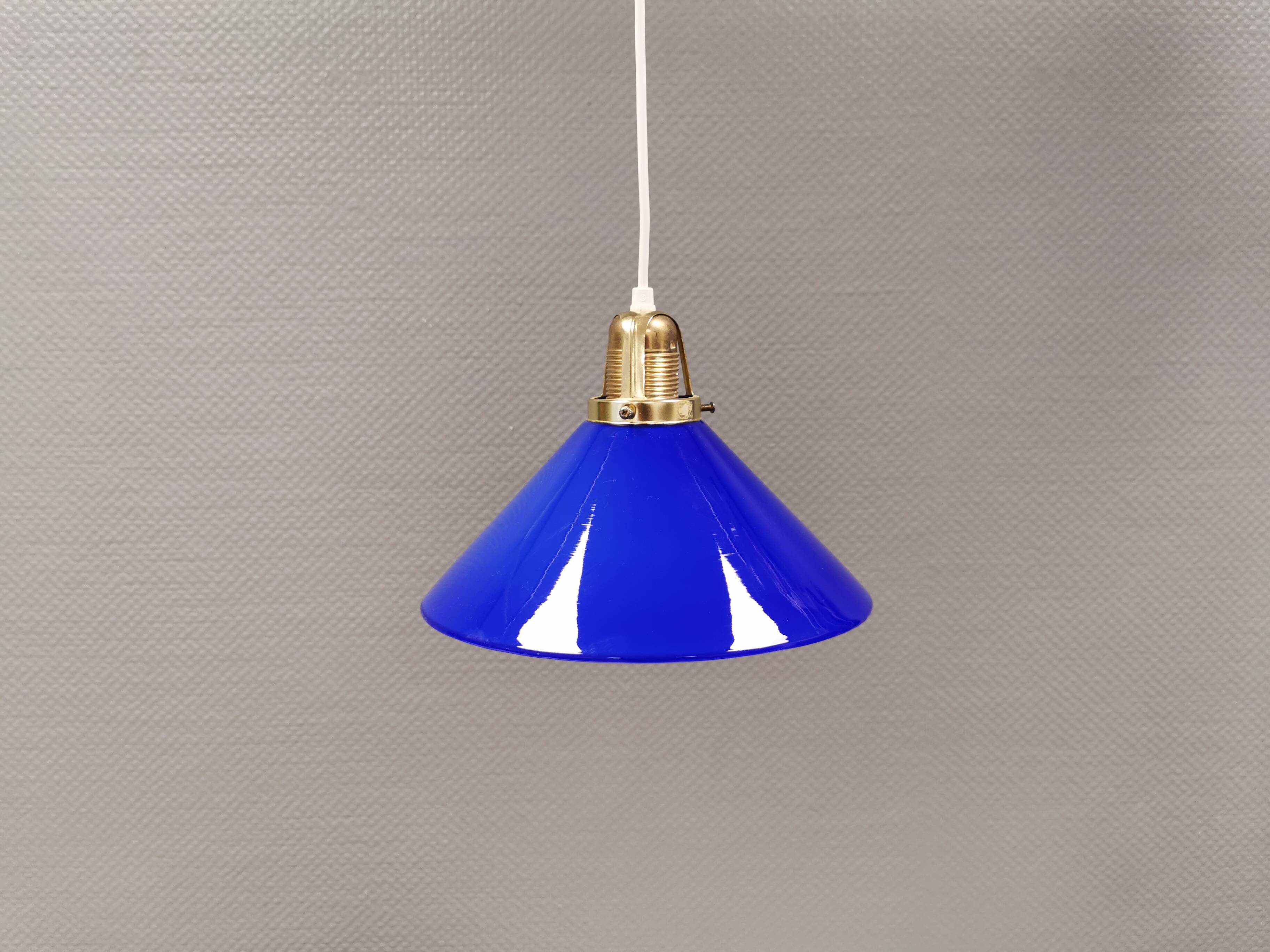 Suspension en verre, Danemark années 80.