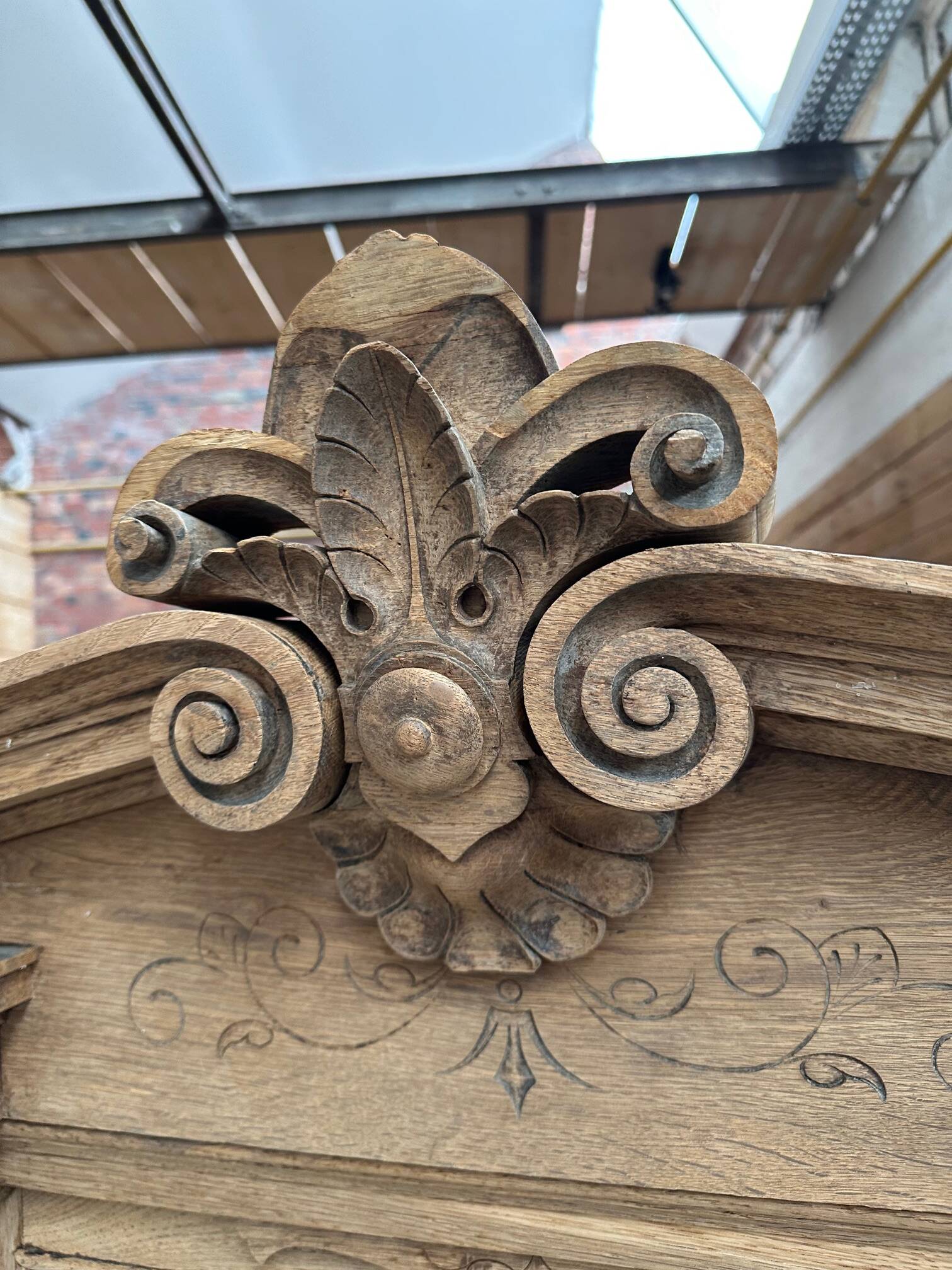 19th century oak entrance hall