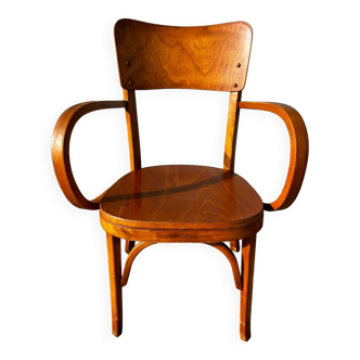 Fauteuil bois vintage