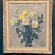 Original Swedish Oil on Panel – “Chrysanthemums” by Max Hellberg – Signed – Vintage & Framed – 68 × 58 cm (26.8" × 22.8")