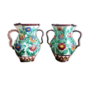 paire de vases céramique Cerart Monaco 1960