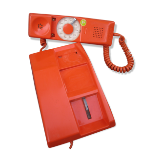 Téléphone Contempra orange vintage