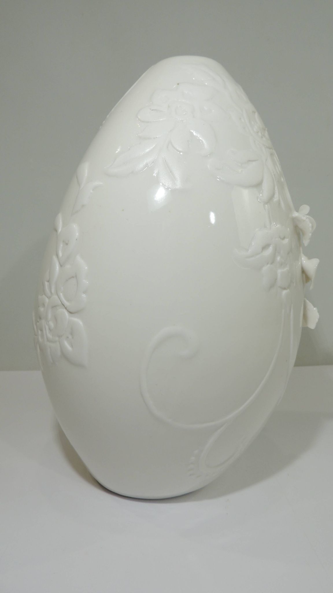 Vase porcelaine barbotine /vintage