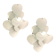Heart Shaped Glass Sconces, 1980s, Set of 2