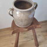 Stoneware grease pot