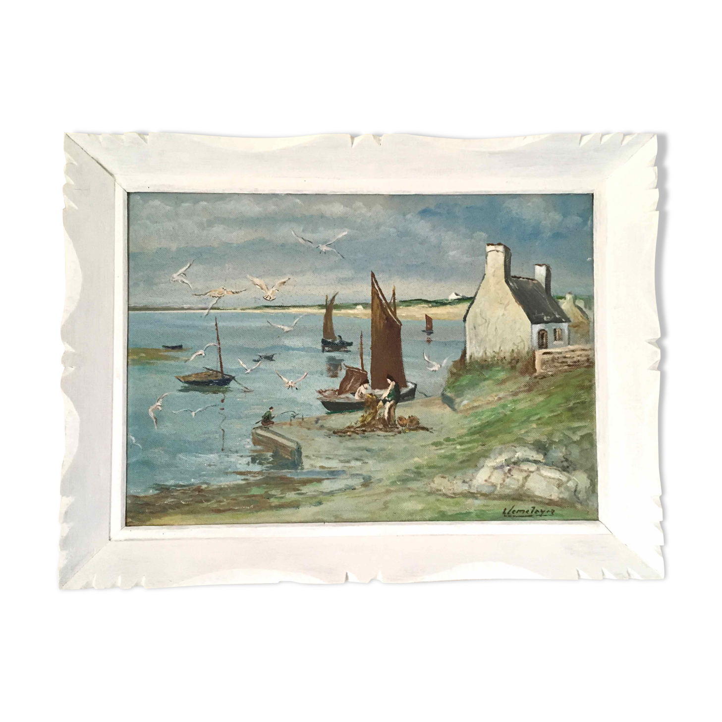 Painting former marine Brittany