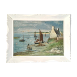 Painting former marine Brittany