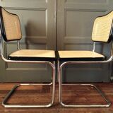 2 chairs Marcel Breuer B32 Cesca 1970
