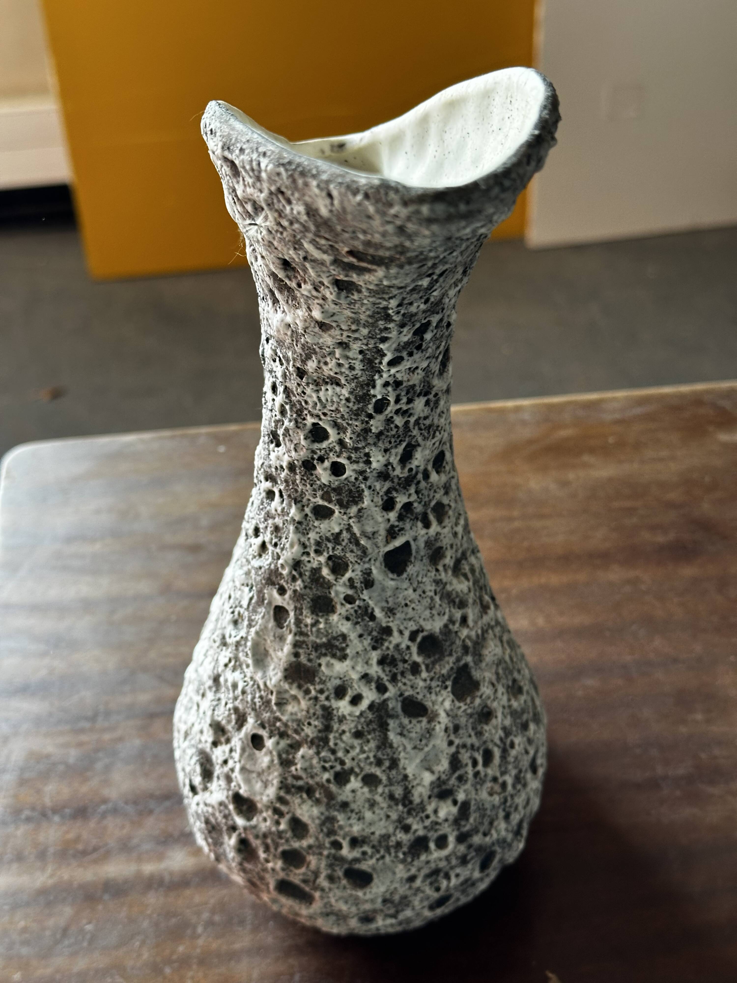 Fat Lava Vallauris Vase by Annette Roux H 31 cm - 1950s
