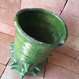TAMEGROUTE POTTERY VASE IN GLAZED TERRACOTTA