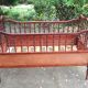 Vintage cherry wood bed