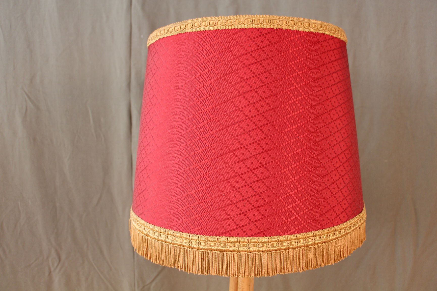 Rattan floor lamp