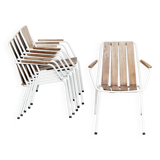 Daneline Mid-Century Teak Garden Chairs