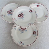 Lot de 4 assiettes plates Moulin des Loups Victor