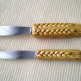 Cheese board and matching butter dish, Vallauris ceramic