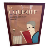 Affiche la Coupole Paris sous cadre
