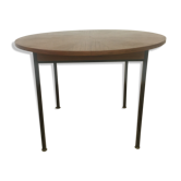 Table ronde a rallonges de Pierre Guariche pour Minvielle circa 1960