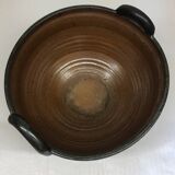 Belgian stoneware dish signed