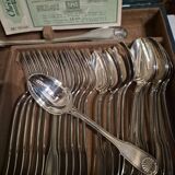 Christofle silver-plated cutlery set Vendôme 61 pieces