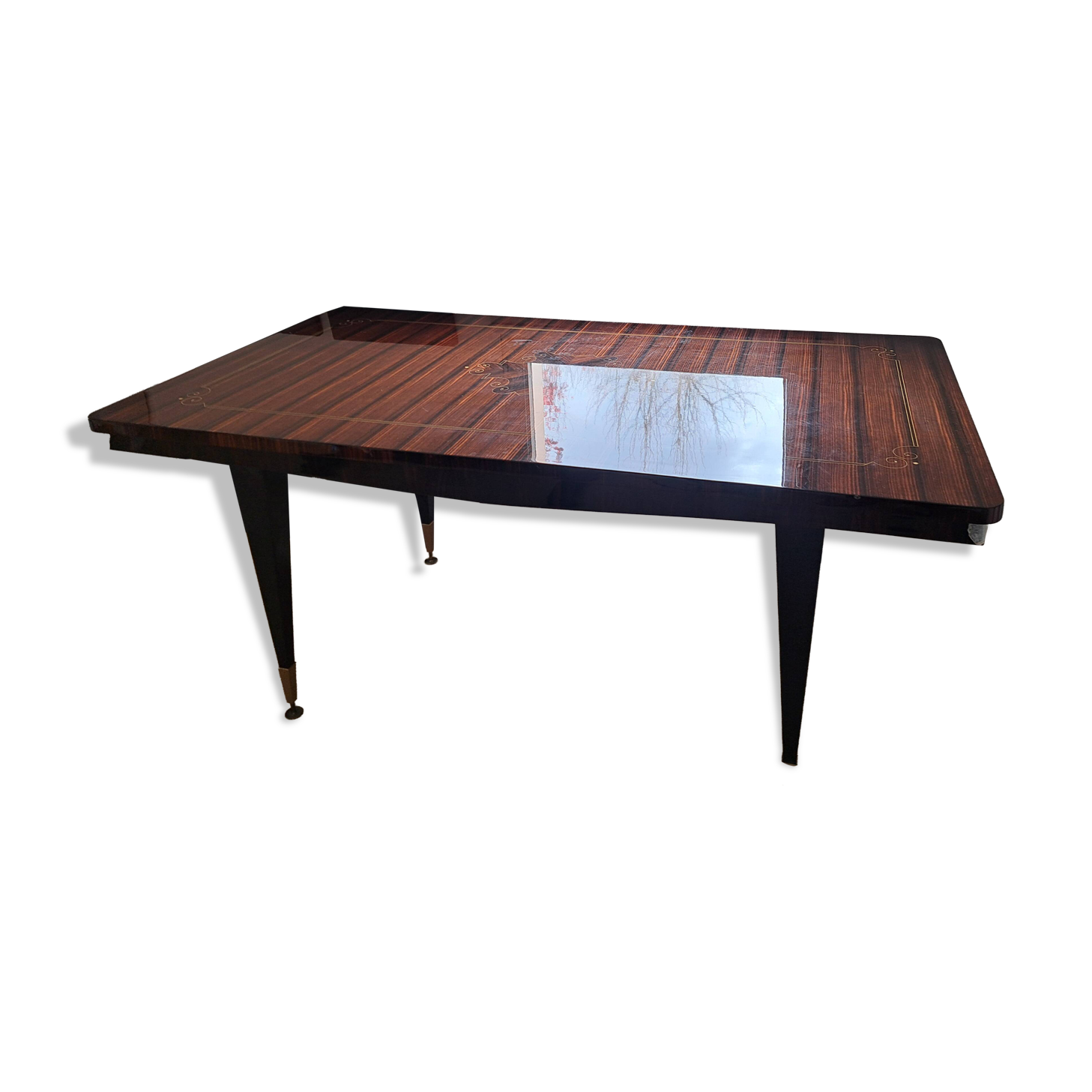 rosewood veneered table from the 1960s