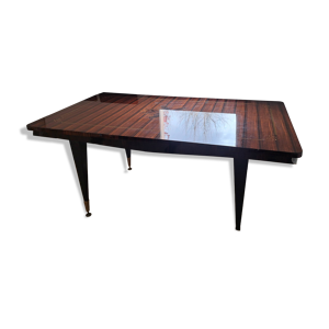 Table plaquage palissandre