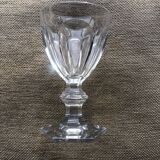 Set of 7 baccarat glasses, Harcourt model