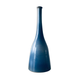 Signed blue sandstone soliflore vase