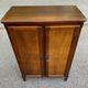 Vintage wooden shoe cabinet in Louis XV bibus style 1950.