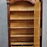 Parisian mirrored armoire in Louis XVI style in rosewood and elm burl