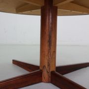 Mid century modern  round rosewood coffee table, 1960s denmark