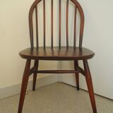 pair of Ercol Windsor BSHG 1960 2056 vintage decor dining chairs 60s